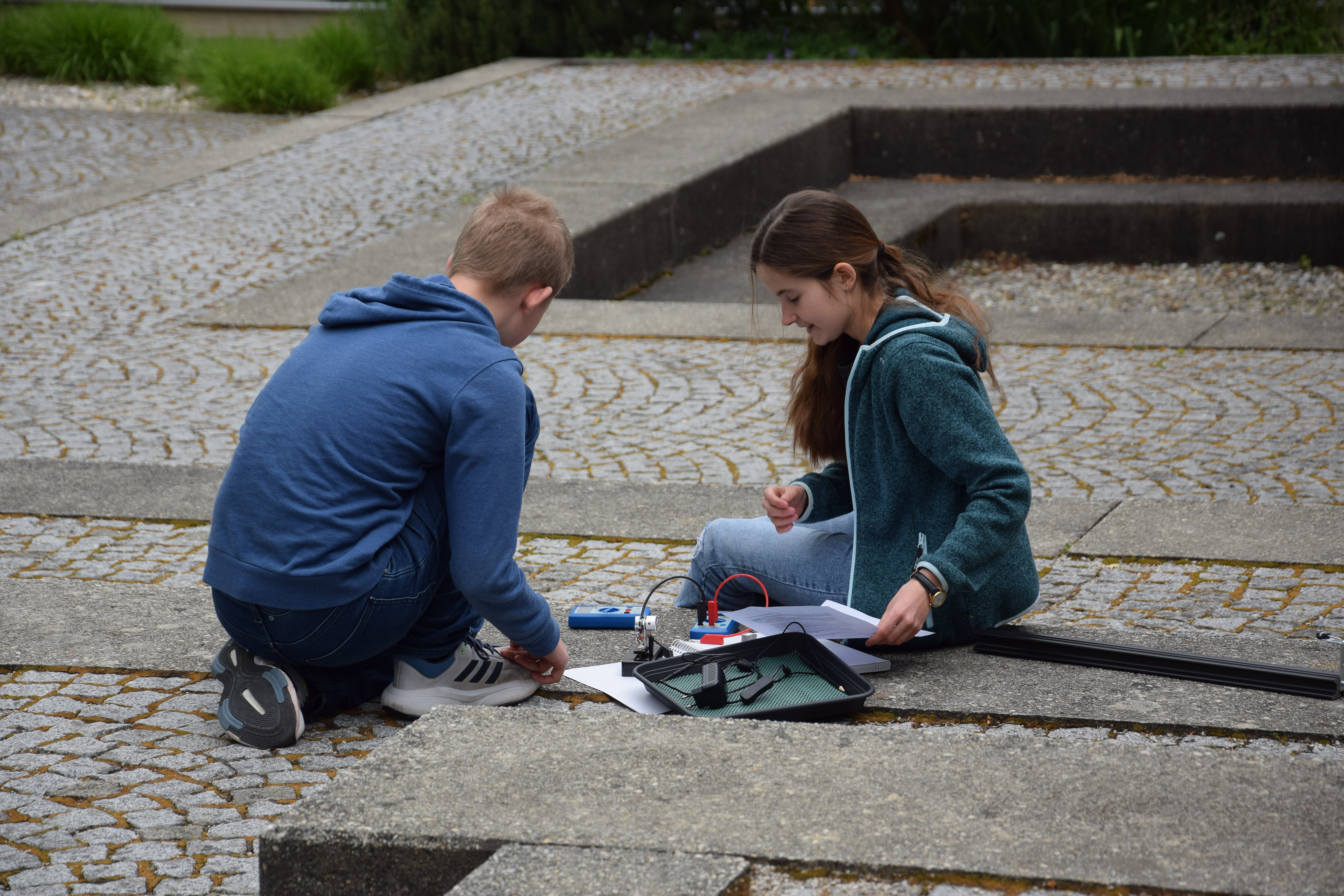Experimente mit Solarzellen