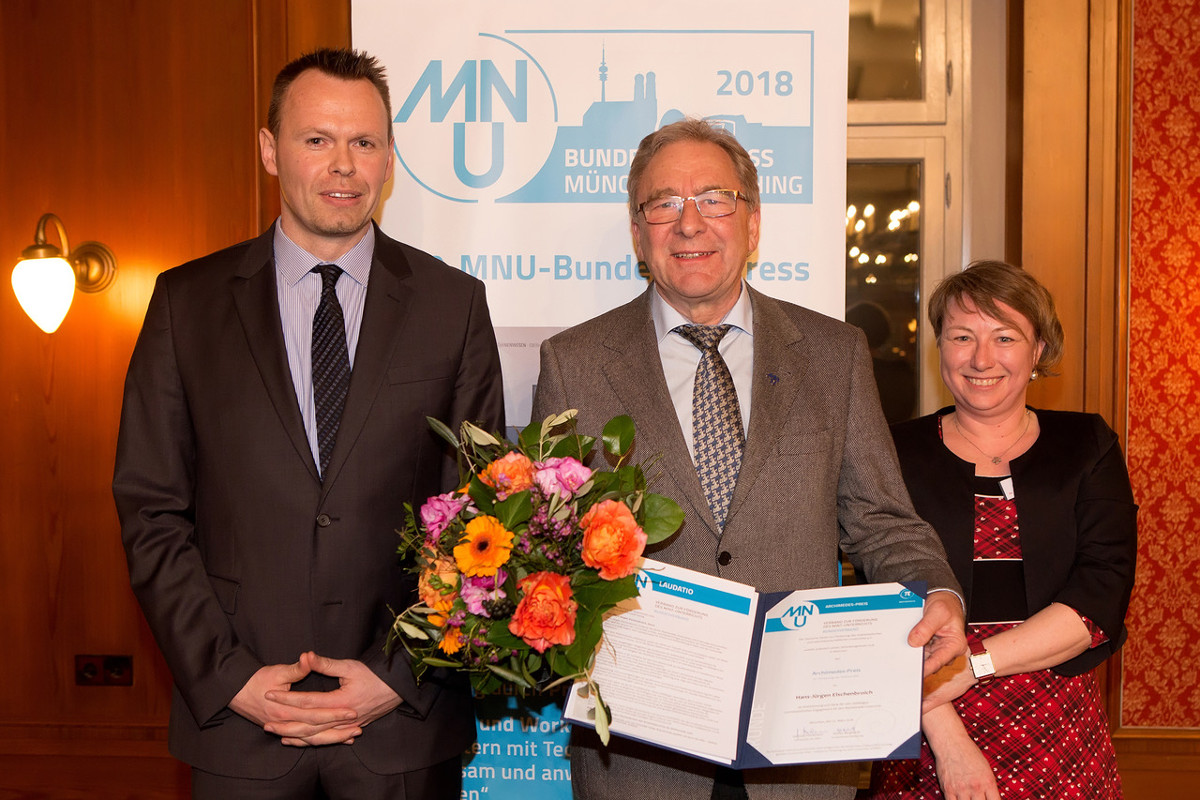 Stefan Burghart, Hans-Jürgen Elschenbroich, Fr. Dr. Jänisch - Preis der Westermann Gruppe