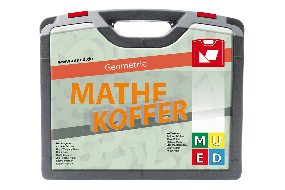 Neben dem Mathekoffer Geometrie sind auch weitere Themengebiete erhältlich.