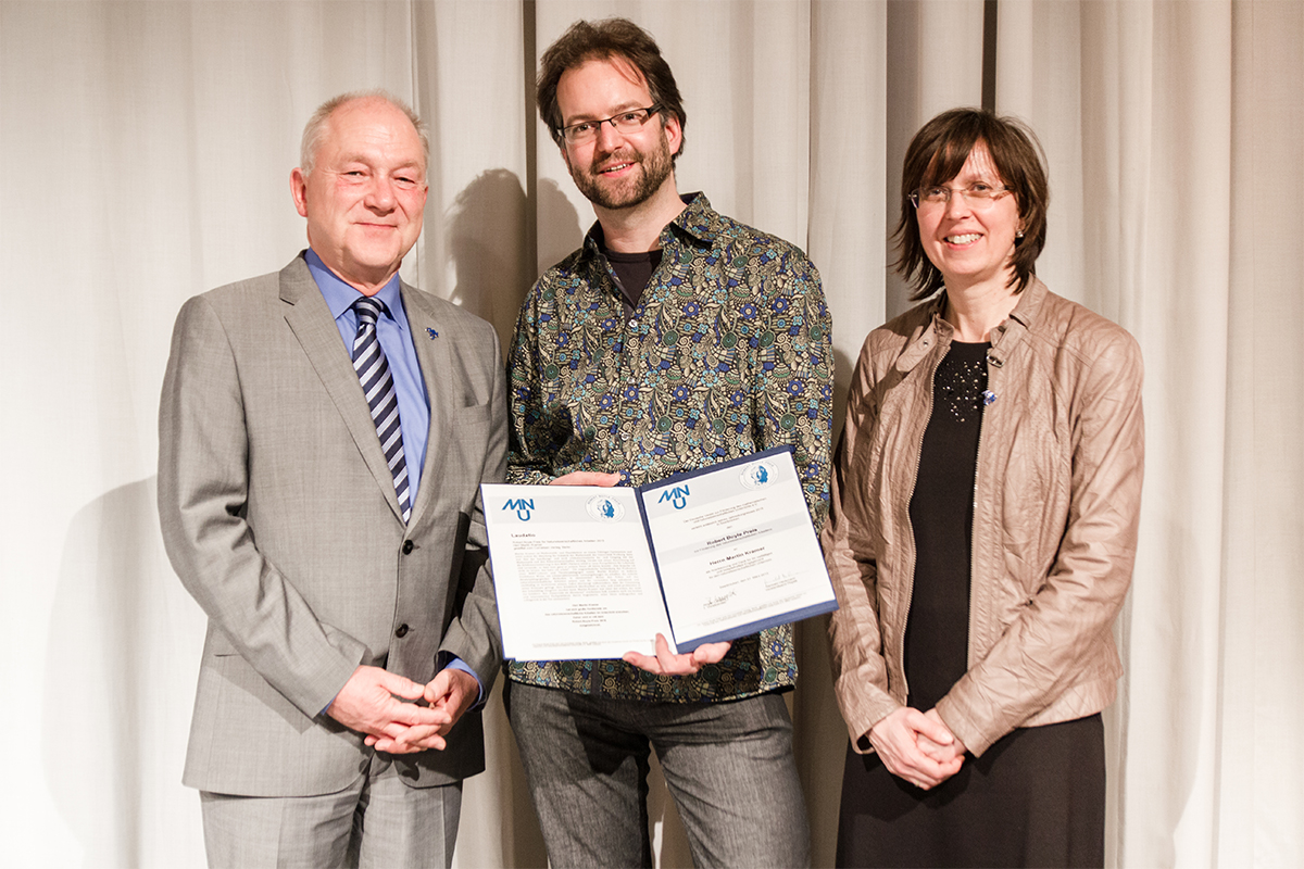 Jürgen Langlet (MNU), Martin Kramer, Birgit Eisner (MNU)