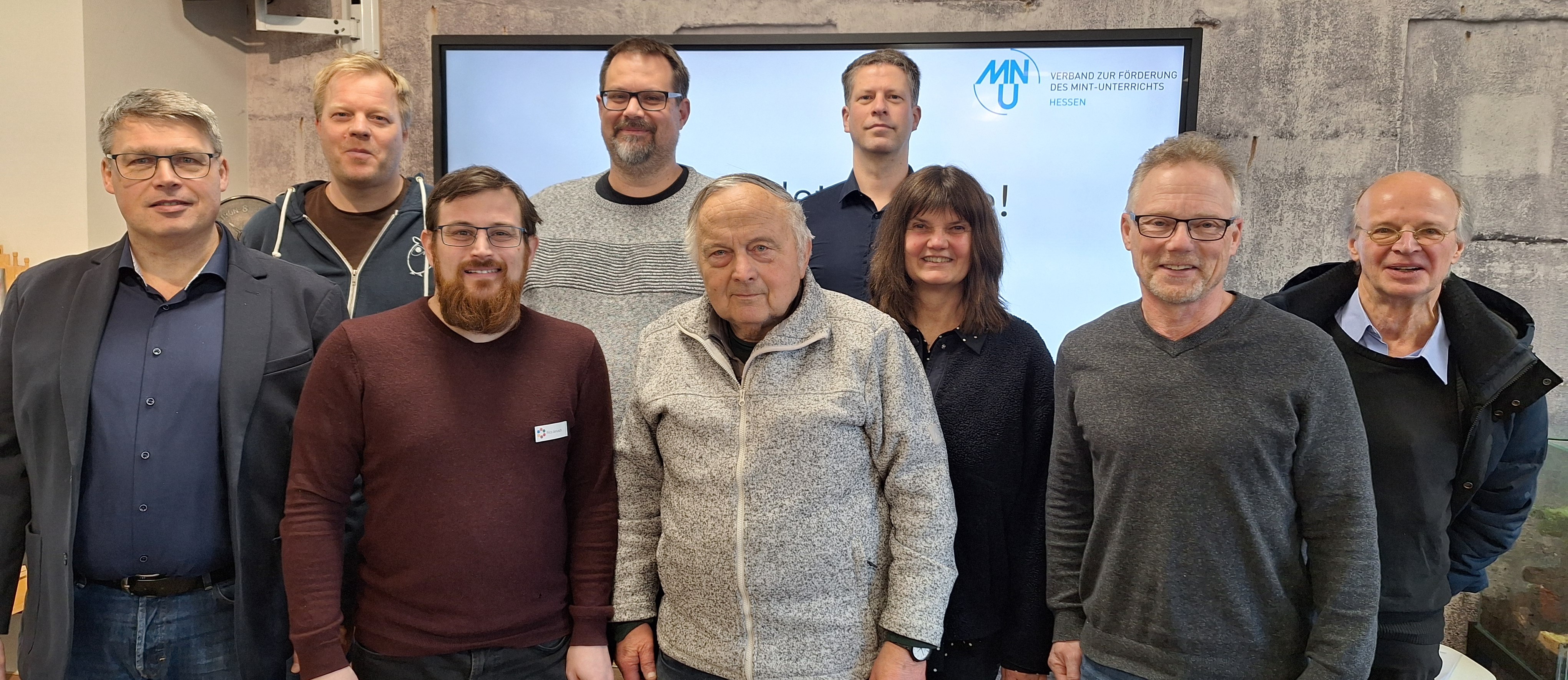 v.lks. Jörg Steiper, Rico Janusch, Manfred Engel, Dr. Martin Holfeld, Klaus Koch, Thomas Weidner, Christian Hecker, Matthias Waßmuth, Sabine Stuhlmann